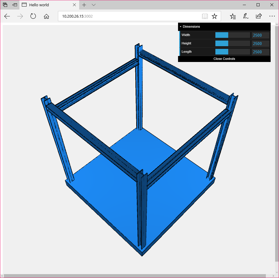 Script-based product description visualization